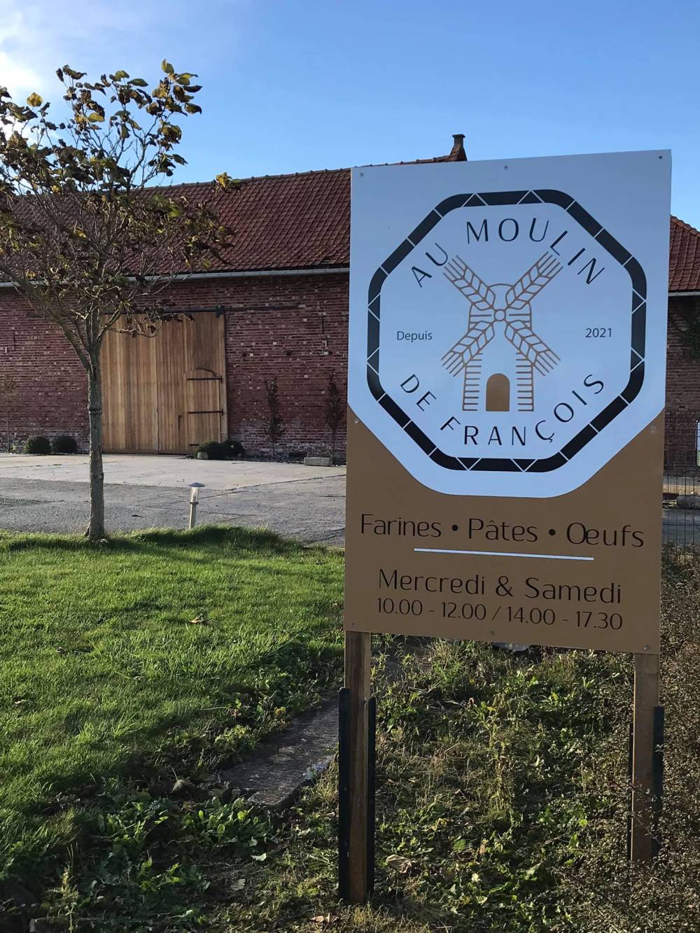 Pancarte Au Moulin de François